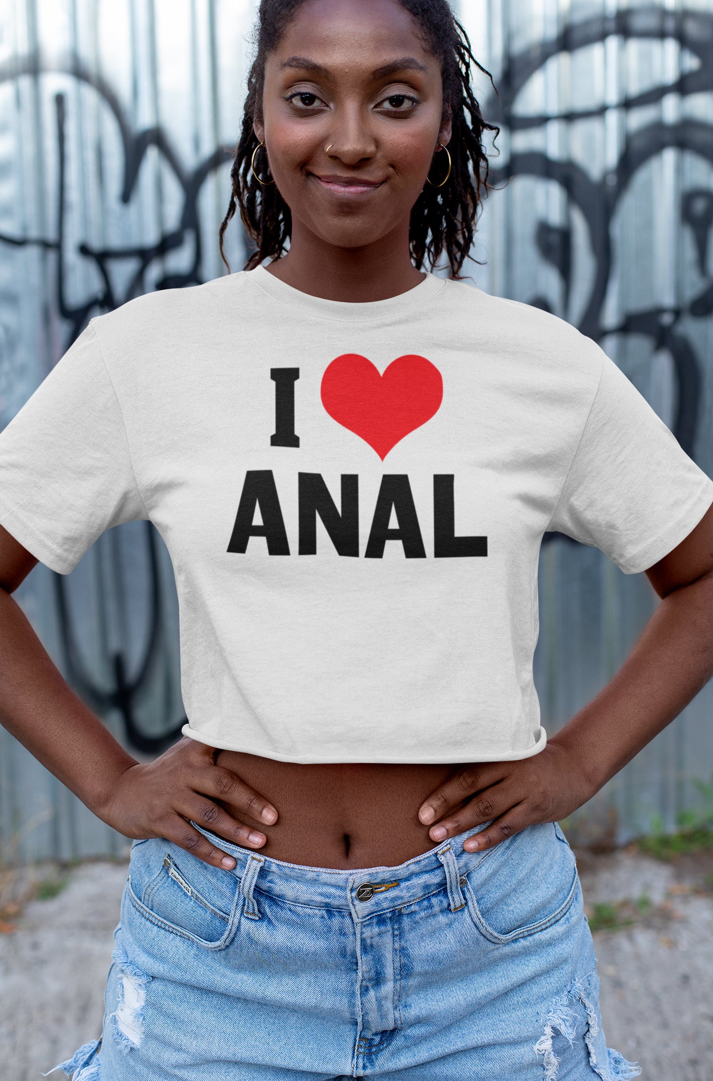 I Heart (Love) Anal Cropped Tee