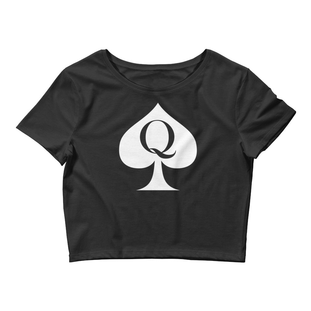 Queen of Spades Cropped Tee